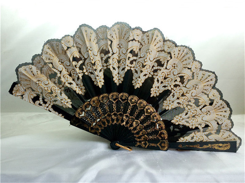 Handicraft Spanish Plastic Fan Fan Craft European Style - Amazhona 