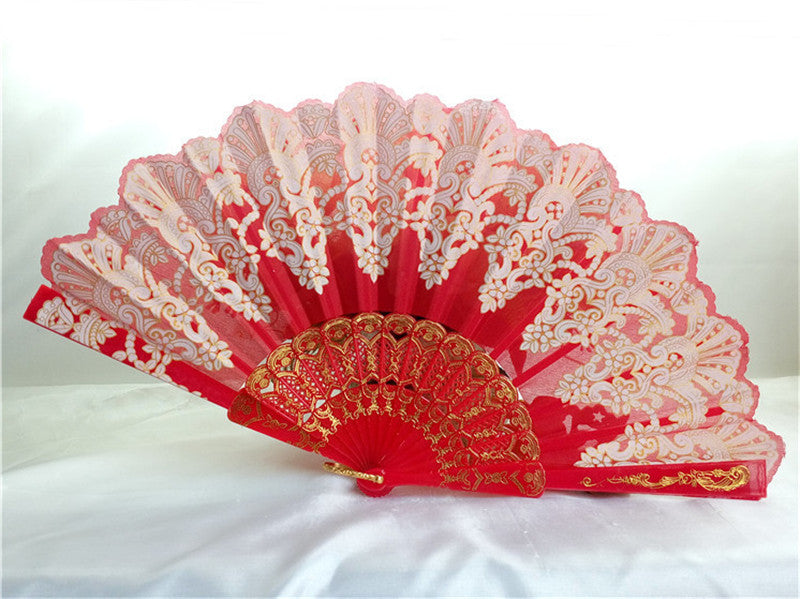 Handicraft Spanish Plastic Fan Fan Craft European Style - Amazhona 