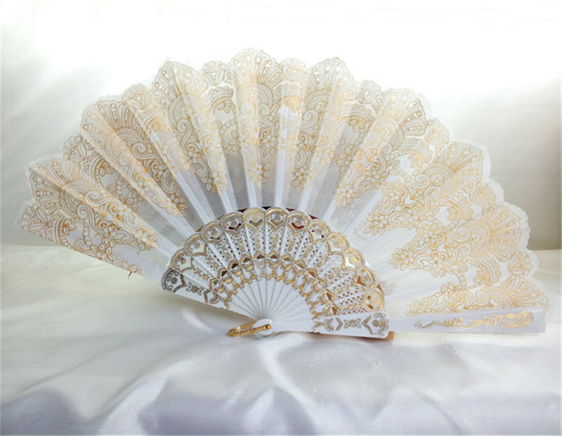 Handicraft Spanish Plastic Fan Fan Craft European Style - Amazhona 