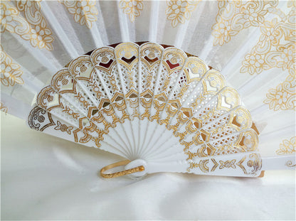 Handicraft Spanish Plastic Fan Fan Craft European Style - Amazhona 