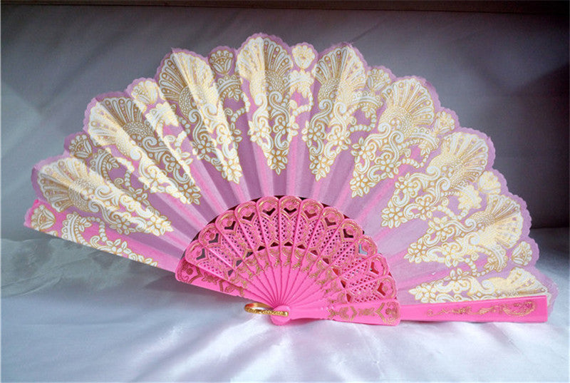 Handicraft Spanish Plastic Fan Fan Craft European Style - Amazhona 