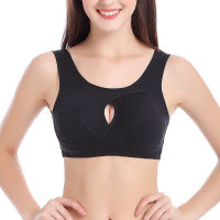 Cotton Anti-expansion Anti-Sag Gathering Adjustment Sports Bra