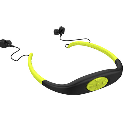 2in1 Bluetooth Wireless Earphone &MP3 Music Player 8G Headphone IPX8 Waterproof Swim Sport Neckband Stereo Headset with Mic - Amazhona 