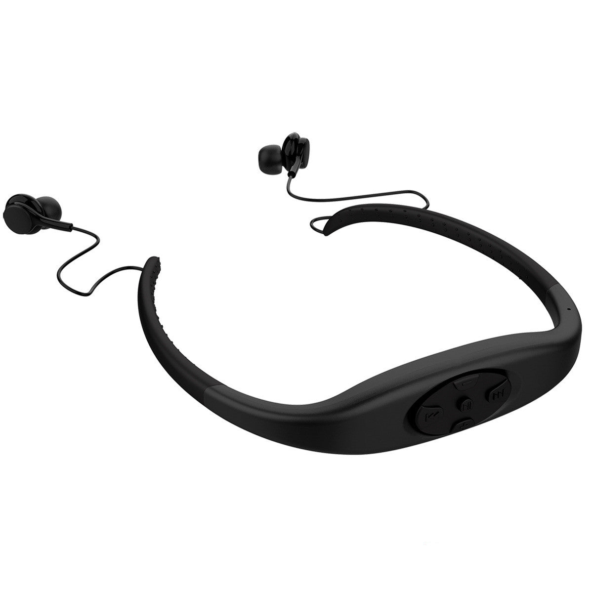 2in1 Bluetooth Wireless Earphone &MP3 Music Player 8G Headphone IPX8 Waterproof Swim Sport Neckband Stereo Headset with Mic - Amazhona 