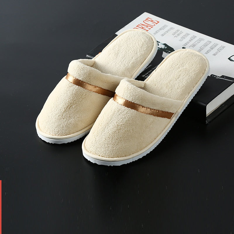 High-End Hotel Slippers Coral Fleece - Amazhona 