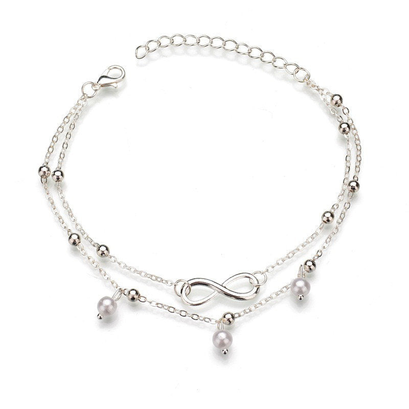 8-shaped Multilayer Anklet - Amazhona 