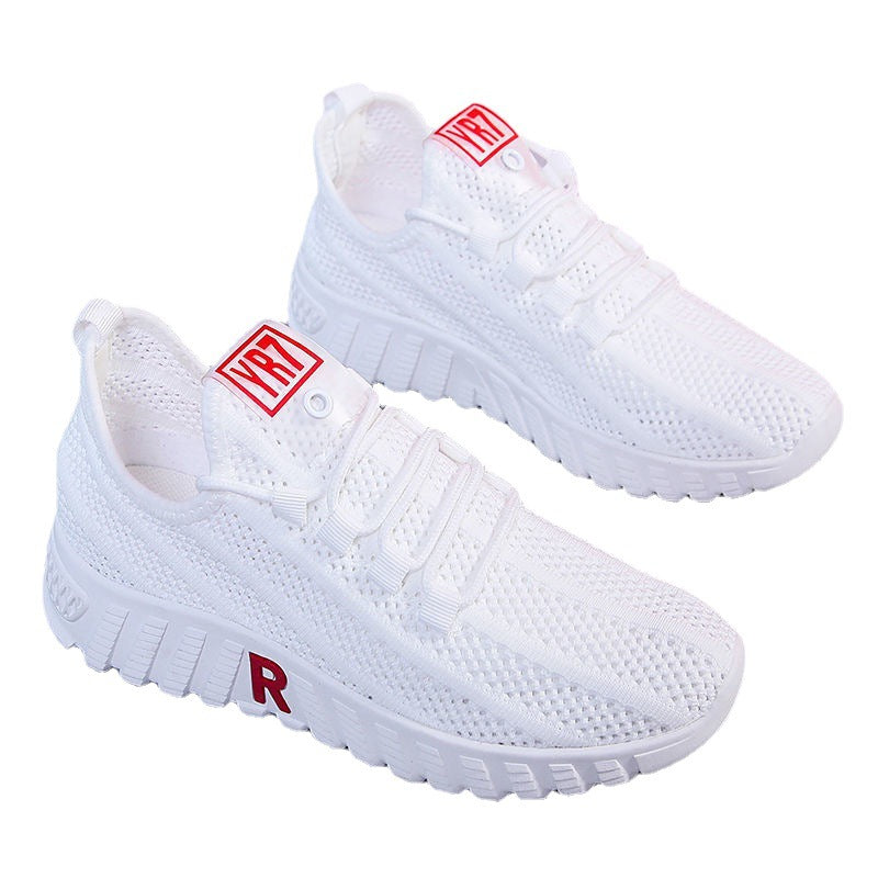 Women Tennis Shoes Bottom Sneakers Gym Female Sport Walking Breathable Mesh Women Sneakers Lightweight Sports Running Shoes - Amazhona 