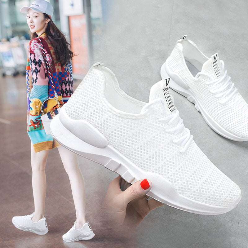 Summer Net Shoes Flat Casual Sports Shoes - Amazhona 