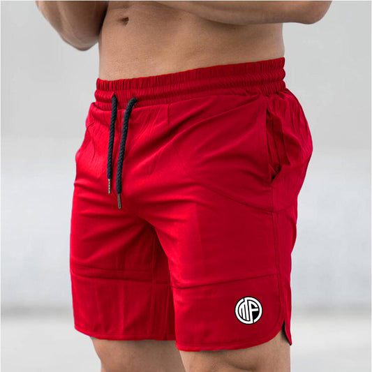 Fitness Shorts Casual Sports Running Five-Point Pants Men'S Basketball Training Quick-Drying Pants - Amazhona 