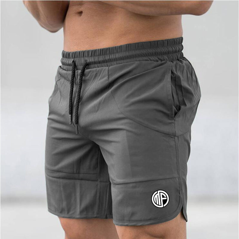 Fitness Shorts Casual Sports Running Five-Point Pants Men'S Basketball Training Quick-Drying Pants - Amazhona 