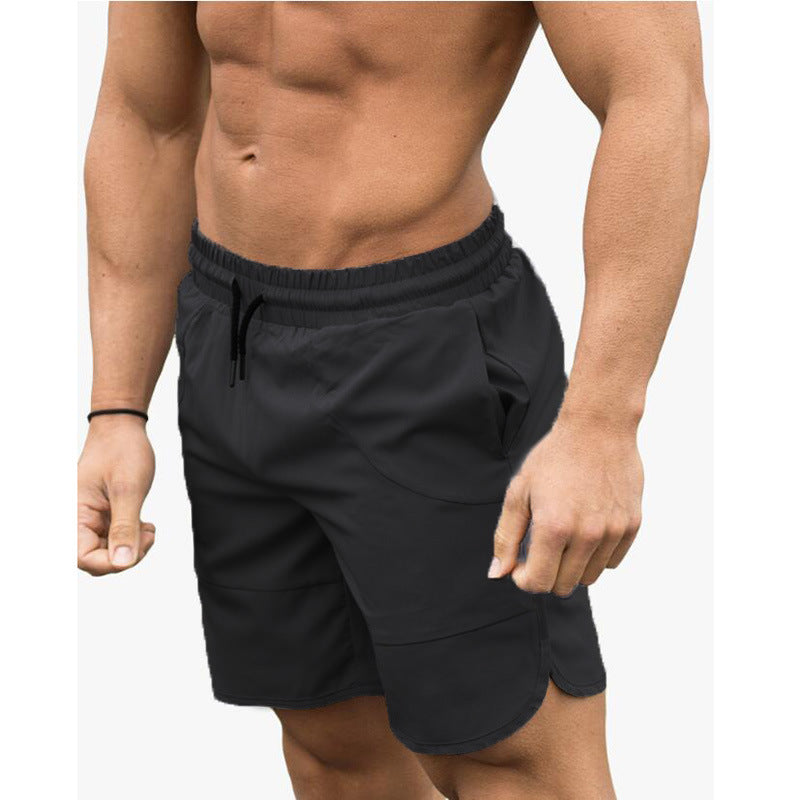 Fitness Shorts Casual Sports Running Five-Point Pants Men'S Basketball Training Quick-Drying Pants - Amazhona 