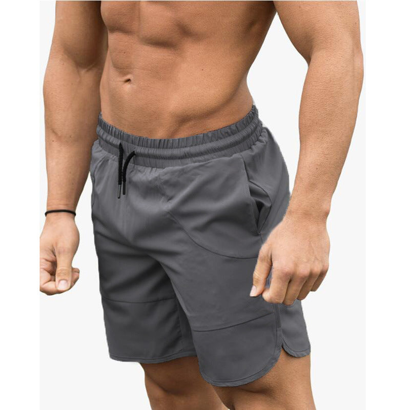 Fitness Shorts Casual Sports Running Five-Point Pants Men'S Basketball Training Quick-Drying Pants - Amazhona 