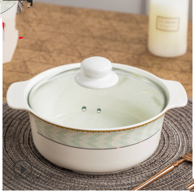 Bowl Household Tableware Ceramic Dishes Plate Single Free Matching Rice Bowl Set Bowl Gift Bone China Noodle Soup Bowl - Amazhona 