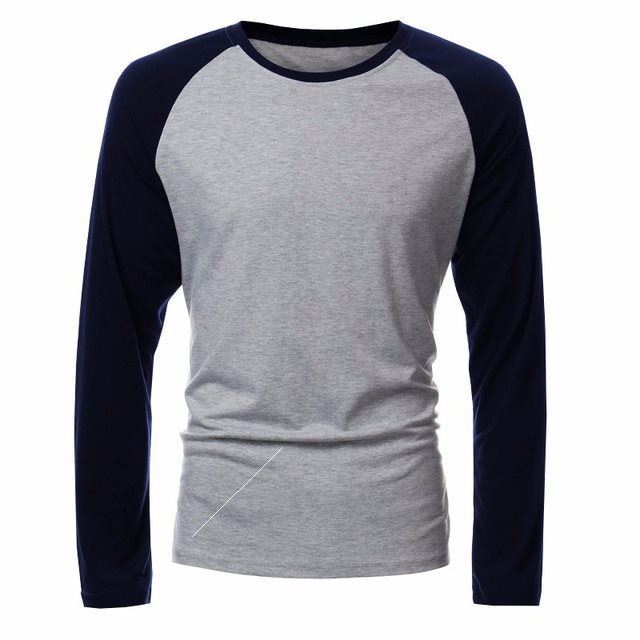 Men's Casual Long Sleeve Round Neck Skin Care T-Shirt - Amazhona 