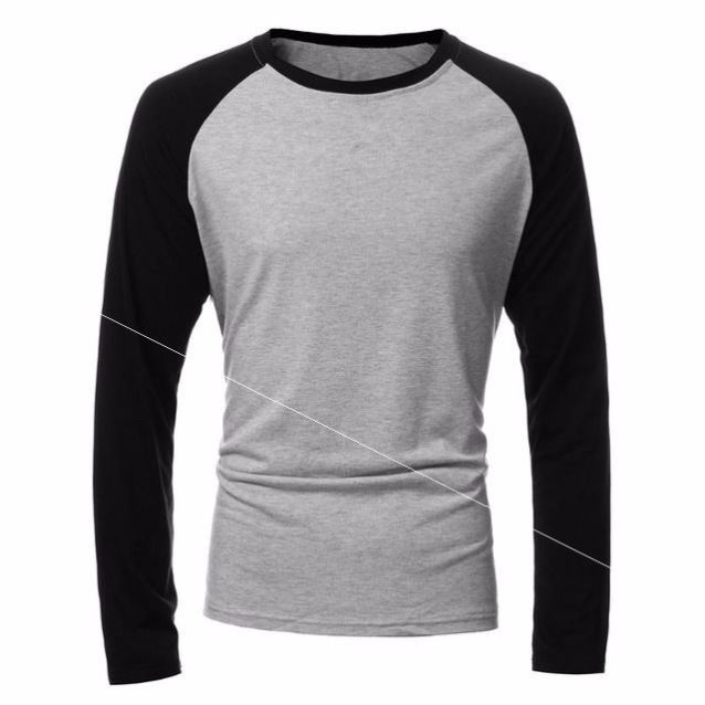 Men's Casual Long Sleeve Round Neck Skin Care T-Shirt - Amazhona 