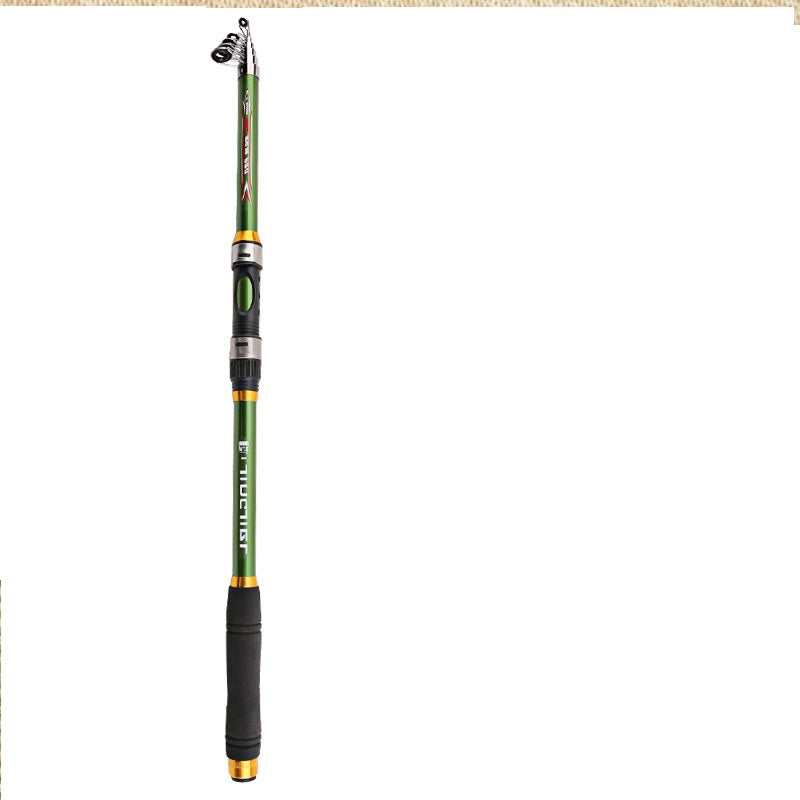 2.1M -3.6M Carp Fishing Rod Feeder Hard FRP Carbon Fiber Telescopic Fishing Rod Fishing Pole - Amazhona 