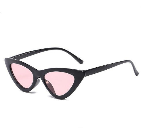 Retro Triangle Cat Eye Net Red Sunglasses - Amazhona 