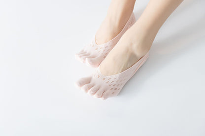 Five-Finger Boat Socks Breathable Thin Invisible Socks Split Toe Socks - Amazhona 