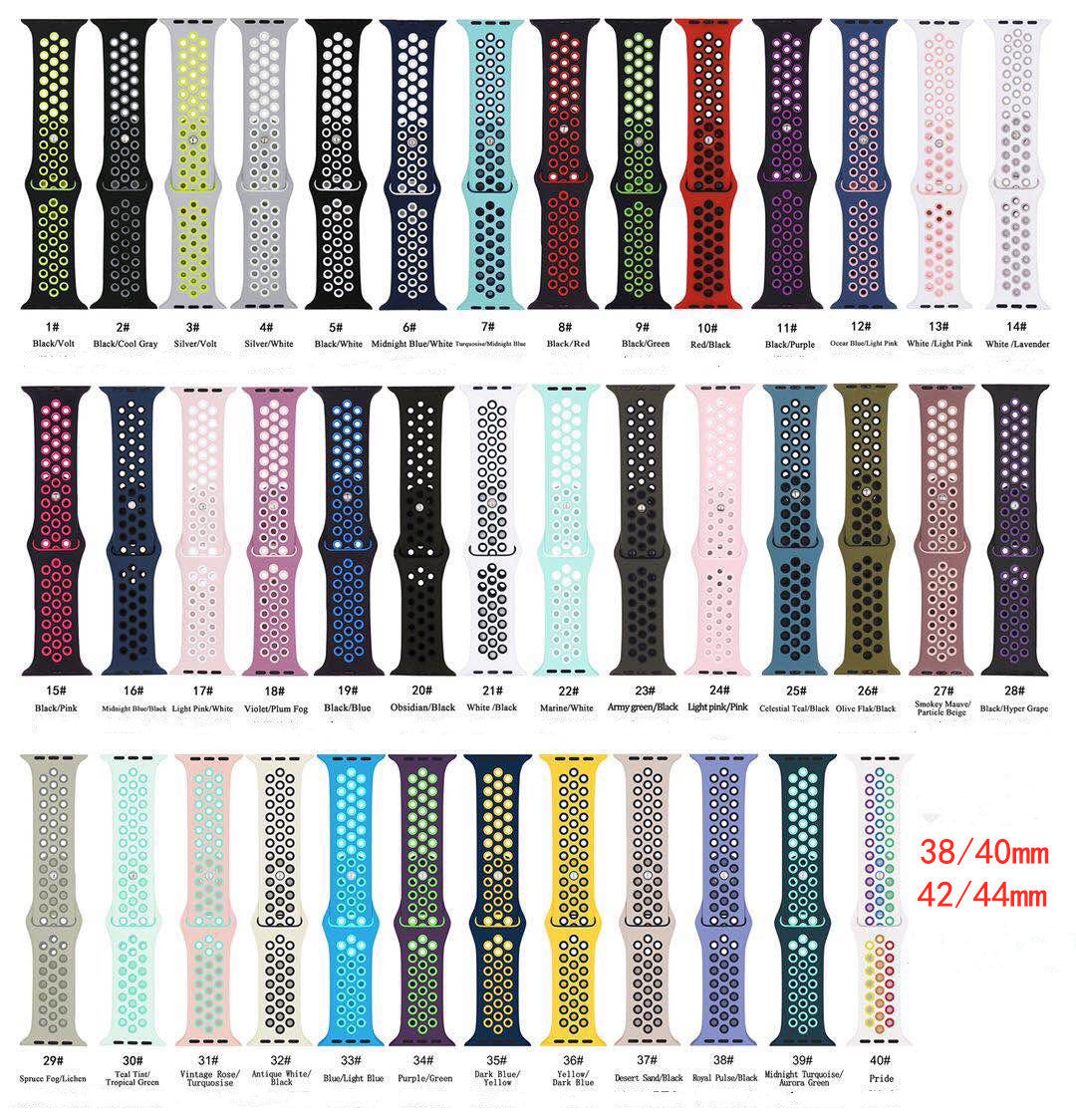 Watch Strap Rubber Silicone Strap - Amazhona 