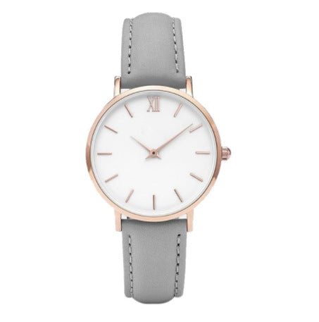 Simple Fashion Bar Nail Scale Leisure Belt Quartz Watch - Amazhona 