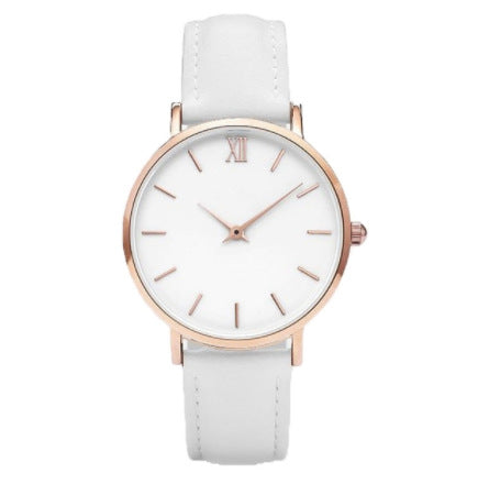 Simple Fashion Bar Nail Scale Leisure Belt Quartz Watch - Amazhona 