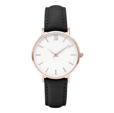 Simple Fashion Bar Nail Scale Leisure Belt Quartz Watch - Amazhona 