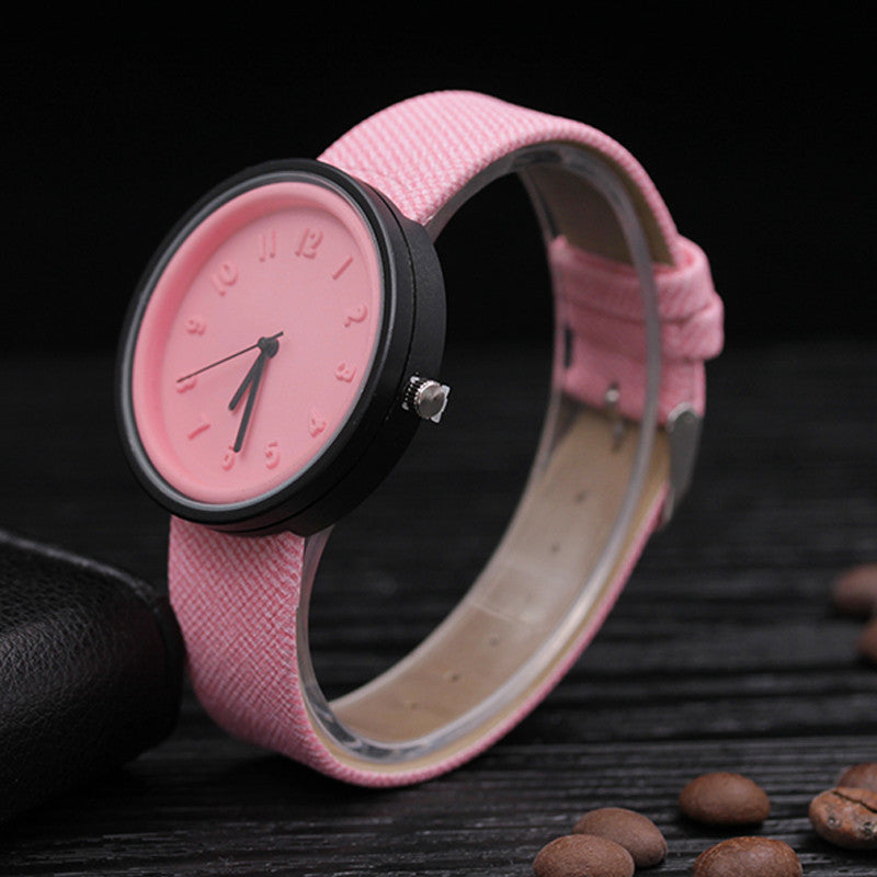 Fashion Women's Watch Leather Ladies Watch Women's Candy Watch - Amazhona 