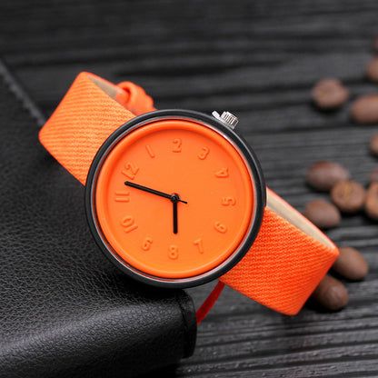 Fashion Women's Watch Leather Ladies Watch Women's Candy Watch - Amazhona 