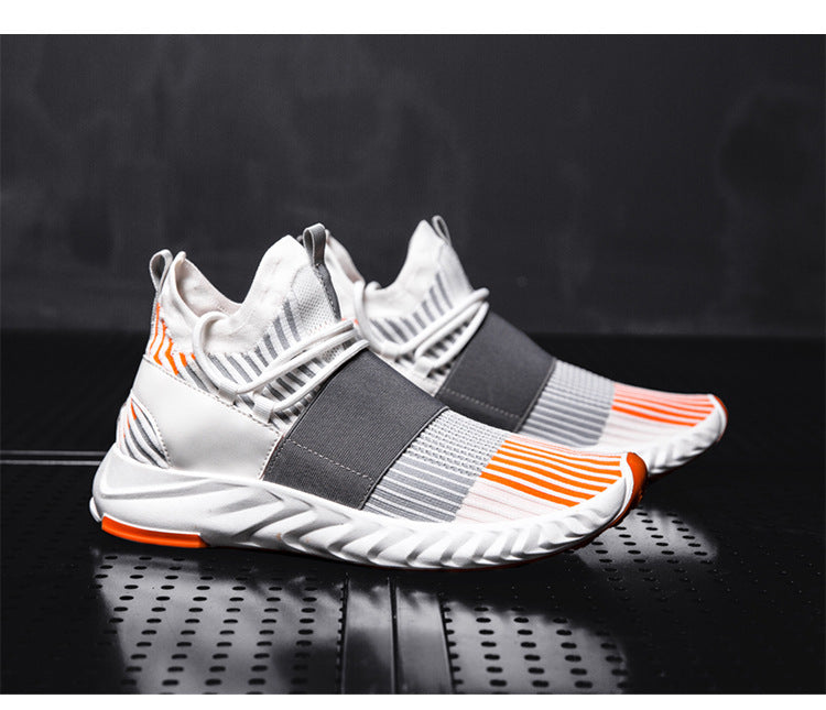 Soft-soled Breathable Shoes Men's Korean Style Trendy Sneakers - Amazhona 