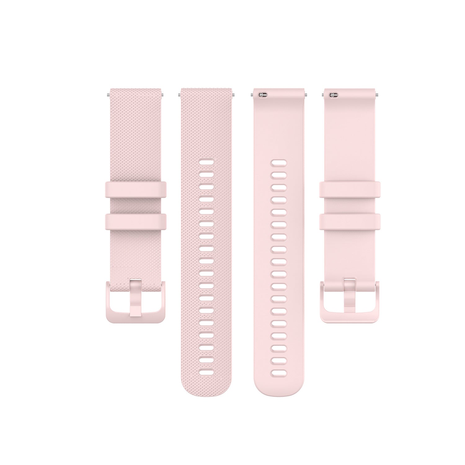 Universal 20mm Small Check Pattern Silicone Strap - Amazhona 