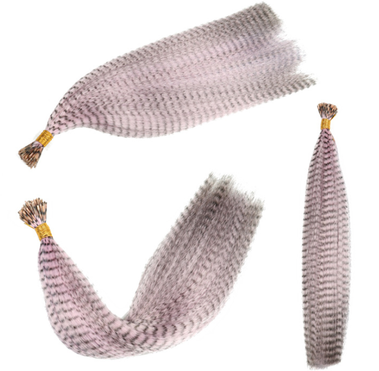 Feather Hair Extension Piece 13 Colors - Amazhona 