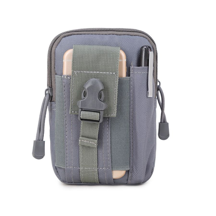 Outdoor Sports Molle Tactical Pocket Male 5.5 6 Inch Waterproof Mobile Phone Bag - Amazhona 