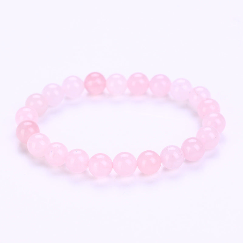 Bracelet Yoga Pure Bead Bracelet 8mm Stone Volcanic Stone Agate Diy Bracelet - Amazhona 