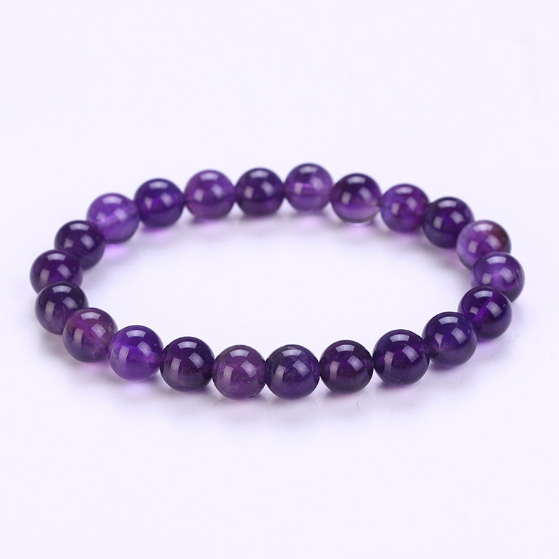 Bracelet Yoga Pure Bead Bracelet 8mm Stone Volcanic Stone Agate Diy Bracelet - Amazhona 