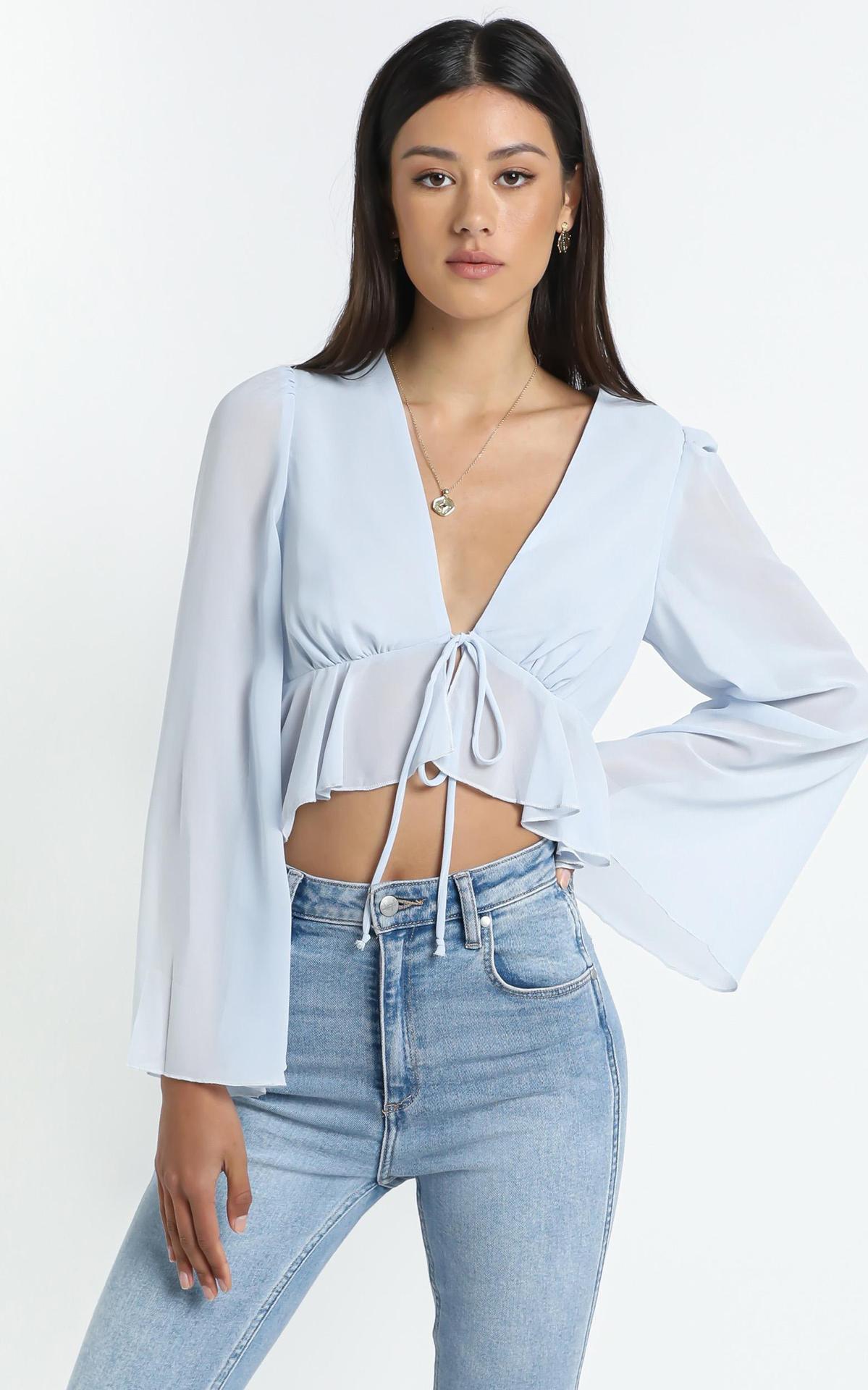 Chiffon Long Sleeve Sunscreen Sexy Women's Blouse - Amazhona 