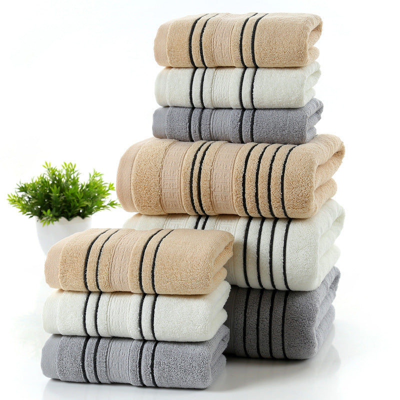 Pure Cotton Thick Soft Absorbent Bath Towel - Amazhona 