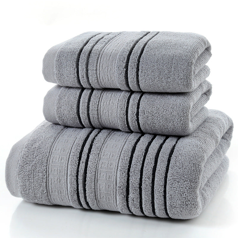 Pure Cotton Thick Soft Absorbent Bath Towel - Amazhona 