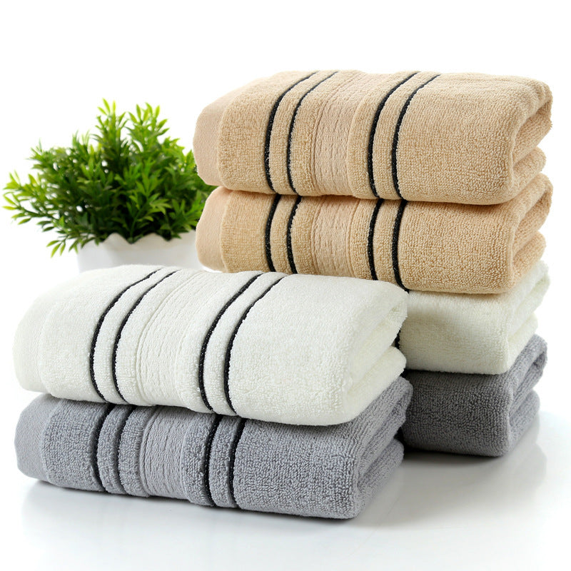 Pure Cotton Thick Soft Absorbent Bath Towel - Amazhona 