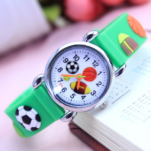 Electronic Quartz Watch Cute Football Cartoon - Amazhona 