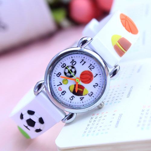 Electronic Quartz Watch Cute Football Cartoon - Amazhona 