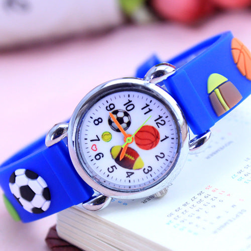 Electronic Quartz Watch Cute Football Cartoon - Amazhona 