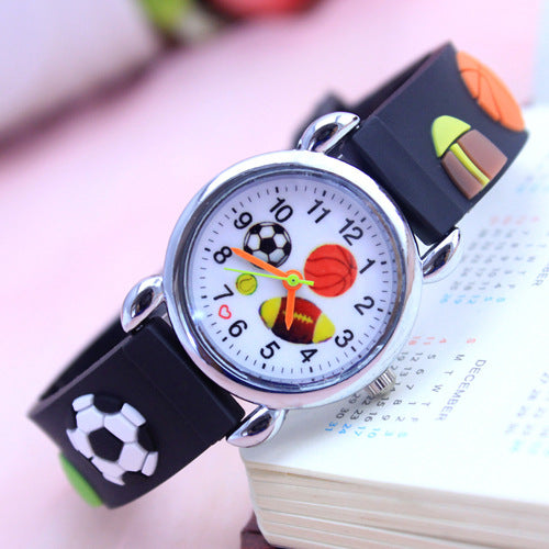 Electronic Quartz Watch Cute Football Cartoon - Amazhona 