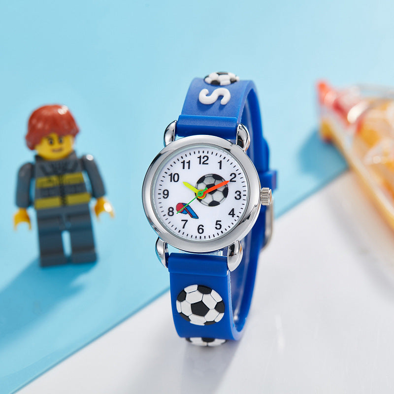 Electronic Quartz Watch Cute Football Cartoon - Amazhona 