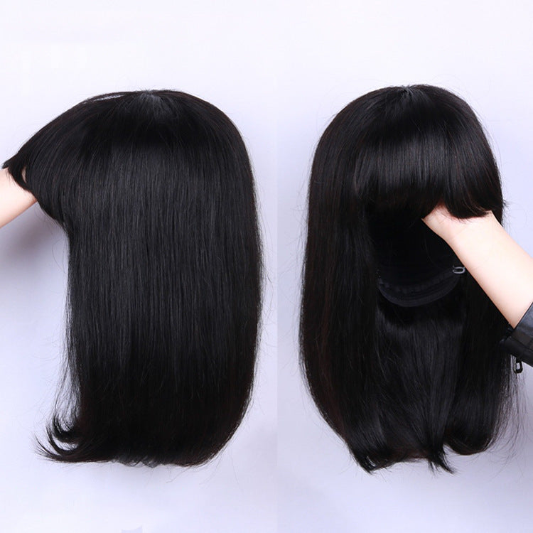 Unice Hair Full Machine Human Hair Wigs For Black Women - Amazhona 