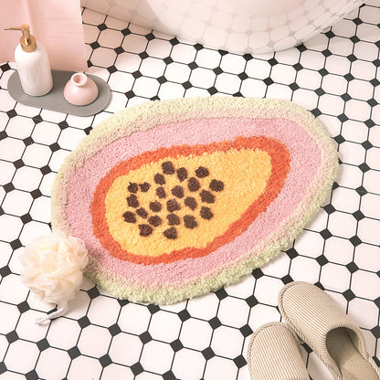 Papaya bathroom mat - Amazhona 