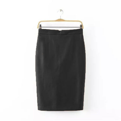 Faux leather high waist skirt - Amazhona 