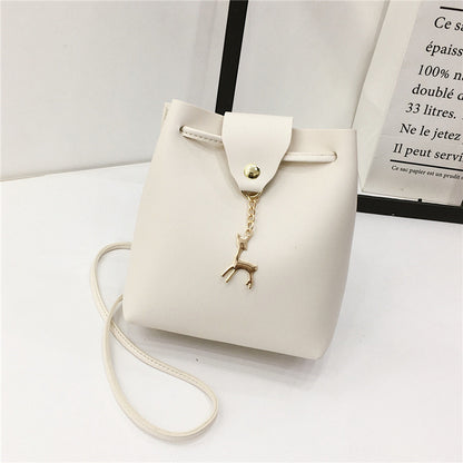 Summer new style pu female bag bucket - Amazhona 