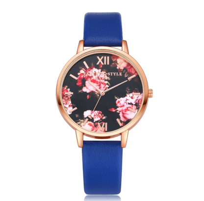 High Quality Fashion Leather Strap Rose Gold Women Watch Casual Love Heart Quartz Wrist Watch Women Dress Ladies Luxury Watches - Amazhona 