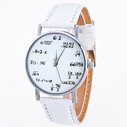 Quartz Watch Men's Leather Strap Korean Women's Student Couple Watch - Amazhona 