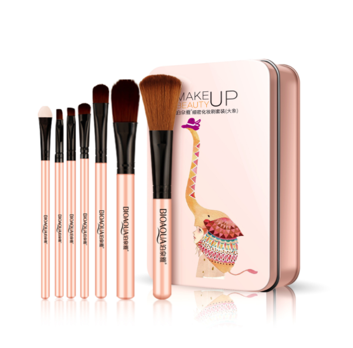 BIOAQUA Makeup Brushes Set Powder Foundation Eyeshadow Make Up Brush Soft Synthetic Hair Concealer kit Tool Cosmetics - Amazhona 